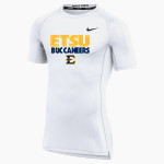 East Tennessee State University Buccaneers <span class="pdp-name-mascot">ETSU Buccaneers</span> Nike Men's Pro Short Sleeve Compression Top Front Thumbnail