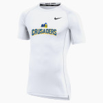 Madonna Crusaders Nike Men's Pro Short Sleeve Compression Top Front Thumbnail