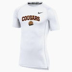 Northridge Cougars <span class="pdp-name-mascot">Northridge Cougars</span> Nike Men's Pro Short Sleeve Compression Top Front Thumbnail
