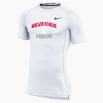 Baylor School Red Raiders <span class="pdp-name-mascot">Baylor School Red Raiders</span> Nike Men's Pro Short Sleeve Compression Top Front Thumbnail