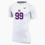 Miles Golden Bears <span class="pdp-name-mascot">Miles Golden Bear</span> Nike Men's Pro Short Sleeve Compression Top Front Thumbnail