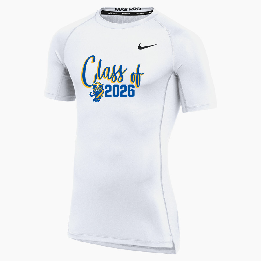 Greenfield Central Cougars Online Store <span class="pdp-name-mascot">Greenfield-Central Cougars</span> Nike Men's Pro Short Sleeve Compression Top