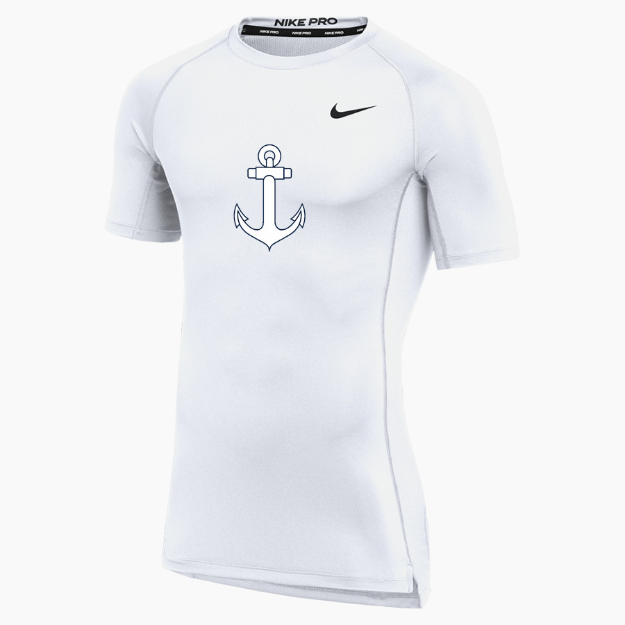 Marston Mariners <span class="pdp-name-mascot">Marston Mariners</span> Nike Men's Pro Short Sleeve Compression Top