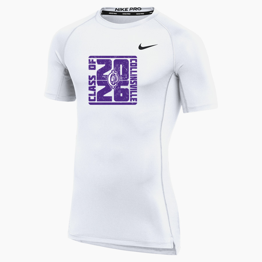 Collinsville Kahoks <span class="pdp-name-mascot">Collinsville Kahoks</span> Nike Men's Pro Short Sleeve Compression Top