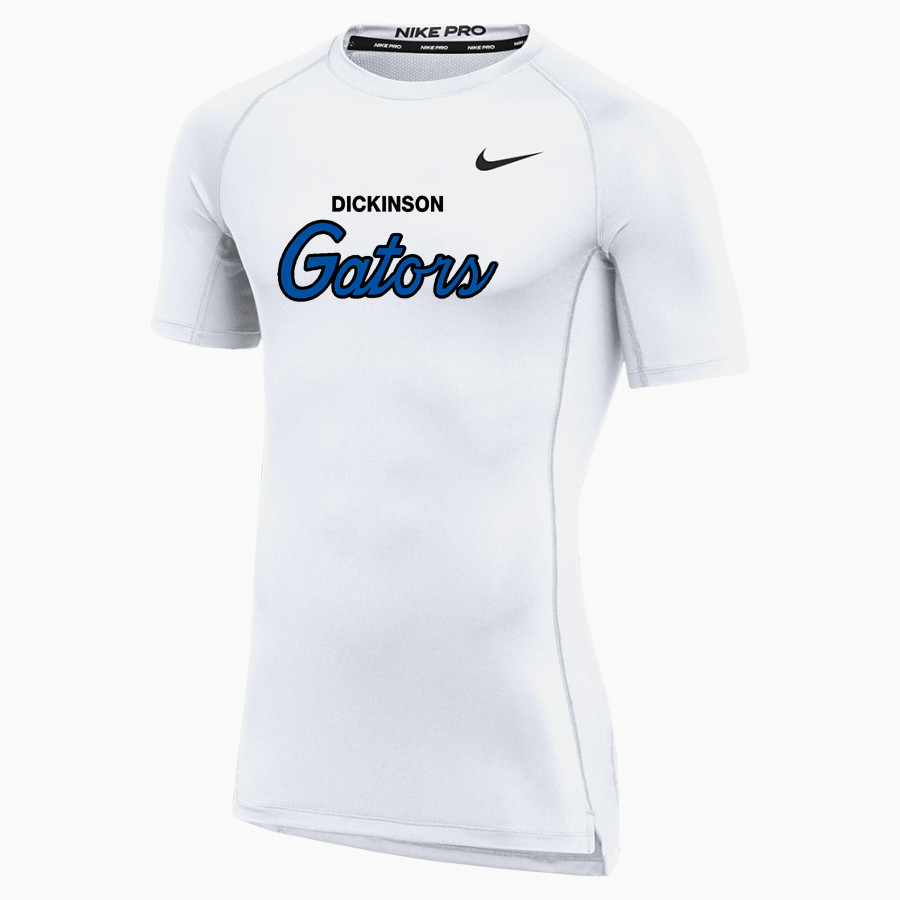 DICKINSON HIGH SCHOOL GATORS <span class="pdp-name-mascot">DICKINSON GATORS</span> Nike Men's Pro Short Sleeve Compression Top
