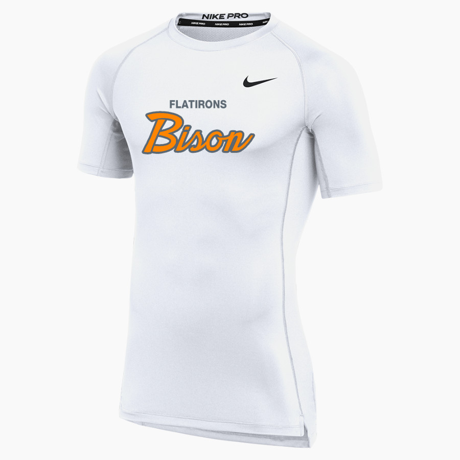 Flatirons Bison <span class="pdp-name-mascot">Flatirons Bison</span> Nike Men's Pro Short Sleeve Compression Top