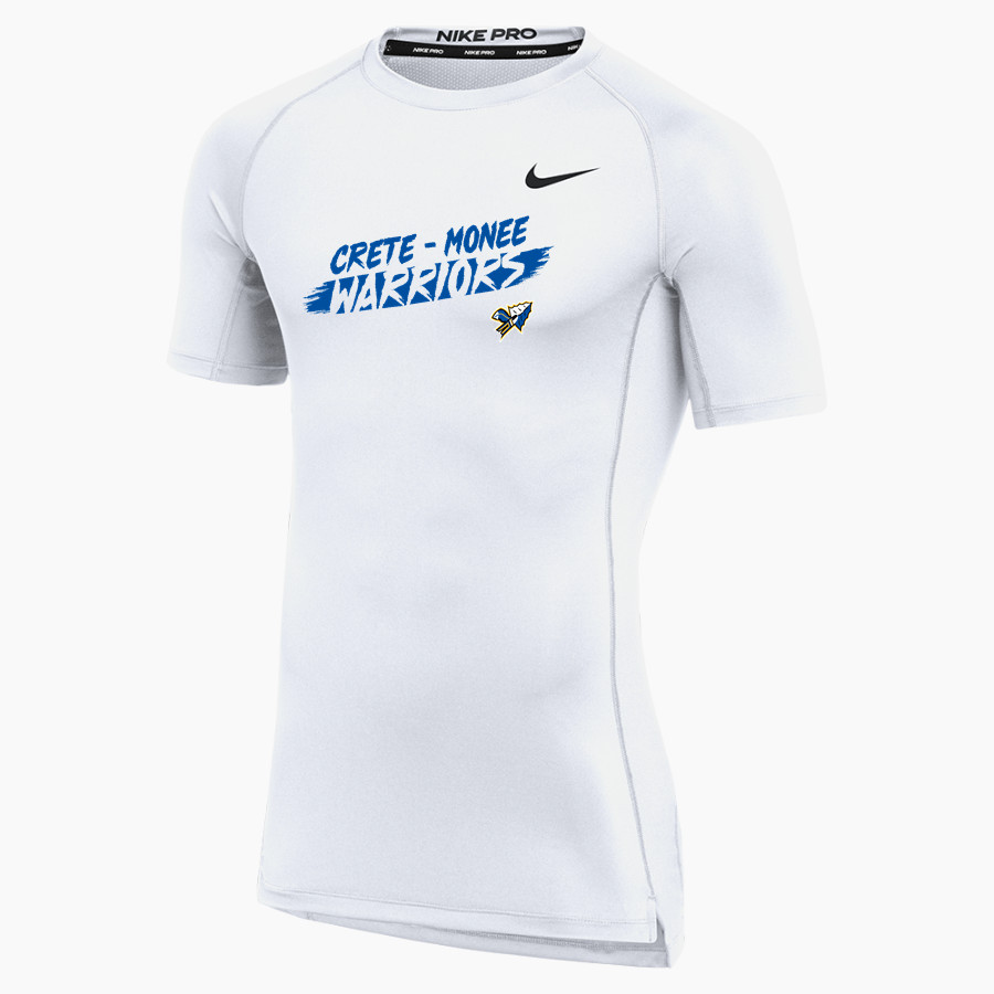 CRETE-MONEE HIGH SCHOOL WARRIORS <span class="pdp-name-mascot">CRETE - MONEE WARRIORS</span> Nike Men's Pro Short Sleeve Compression Top