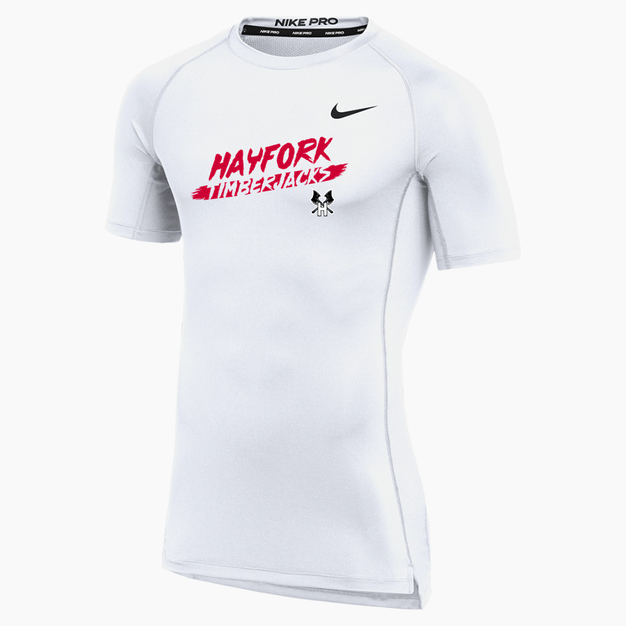 Hayfork Timberjacks Nike Men's Pro Short Sleeve Compression Top