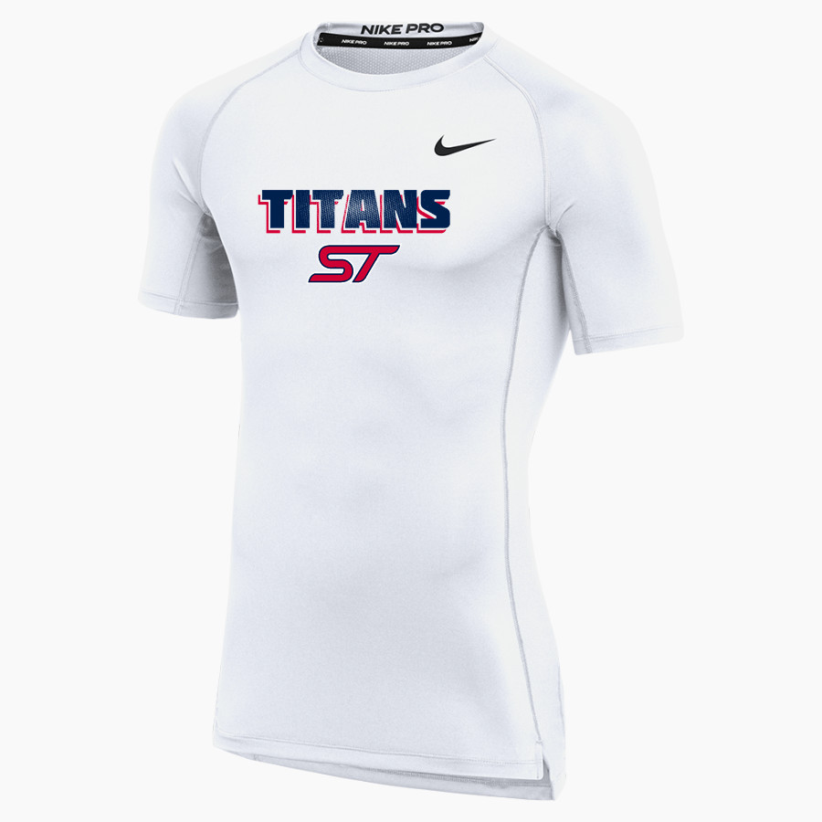 Tesoro Titans <span class="pdp-name-mascot">Tesoro Titans</span> Nike Men's Pro Short Sleeve Compression Top