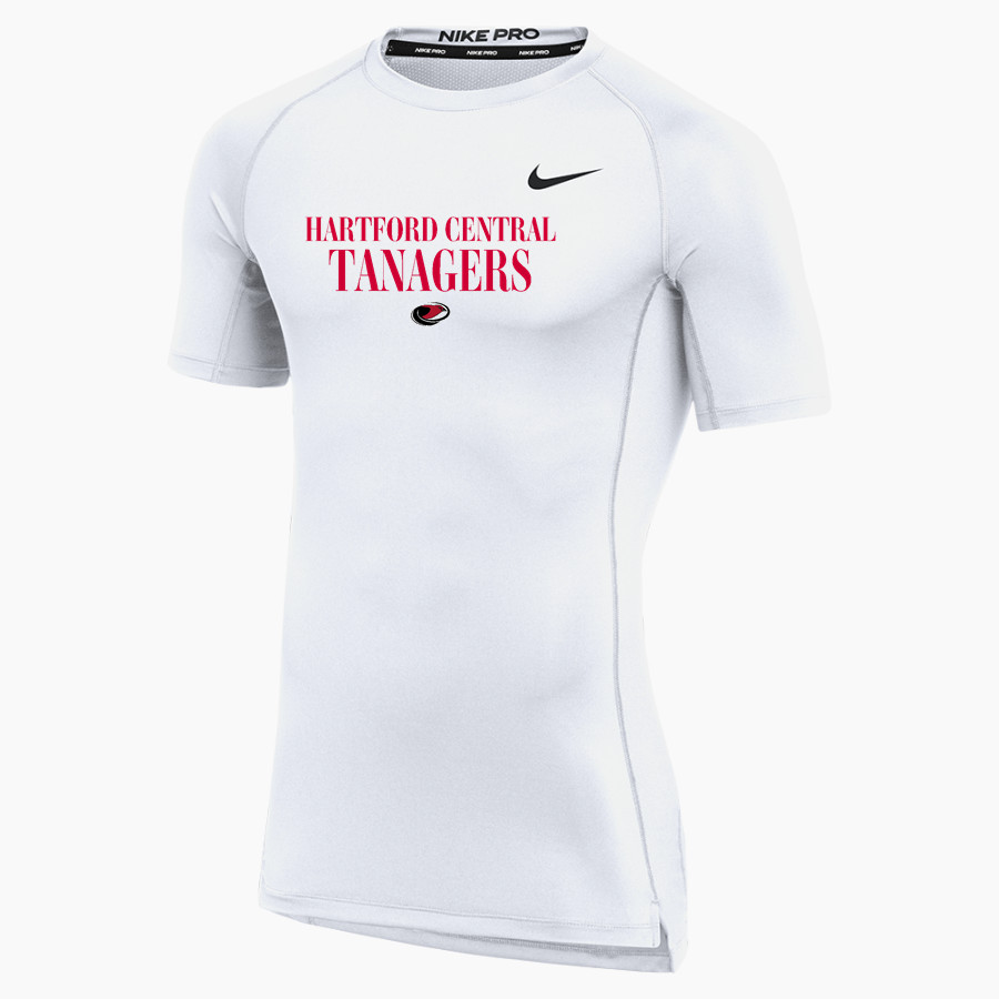Hartford Central Tanagers Tanagers Nike Men's Pro Short Sleeve Compression Top