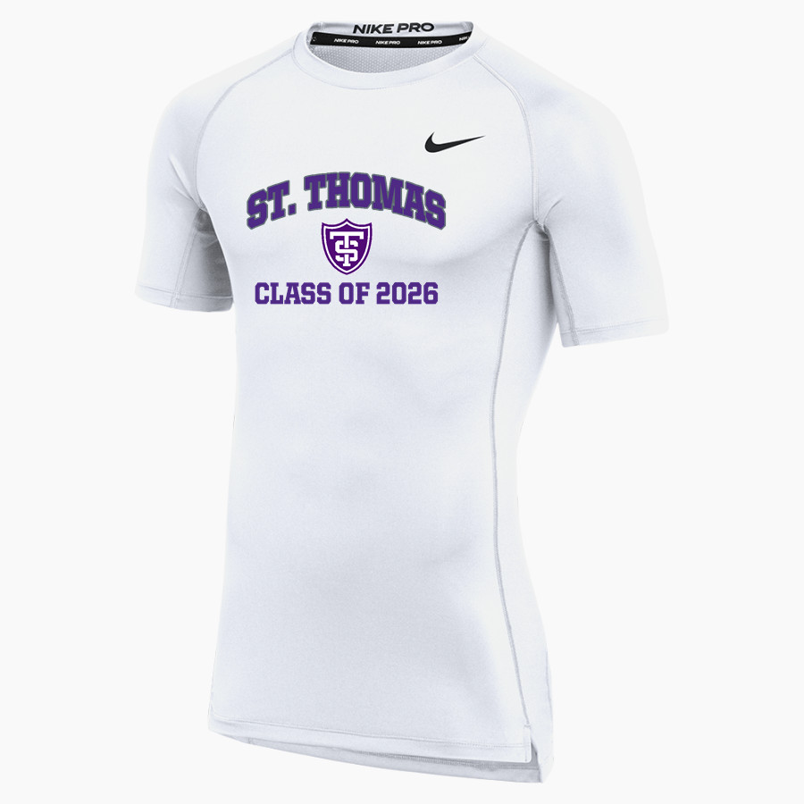 University Of St. Thomas Athletics The Official Online Store Nike Men's Pro Short Sleeve Compression Top