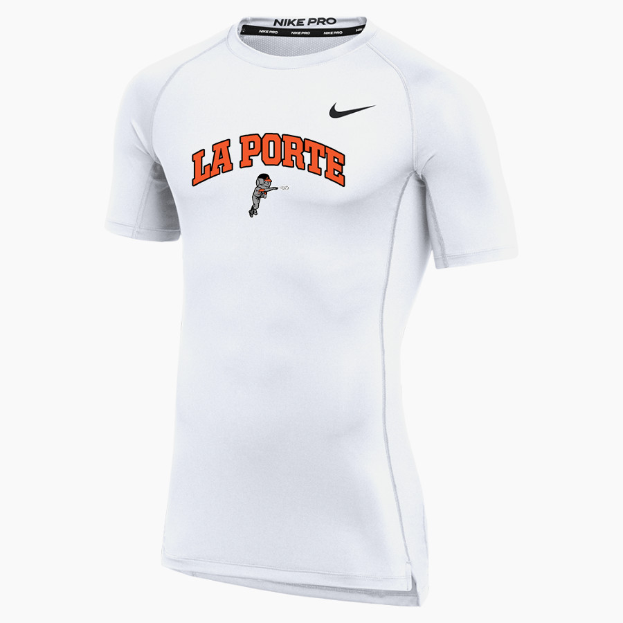 La Porte Slicers Nike Men's Pro Short Sleeve Compression Top