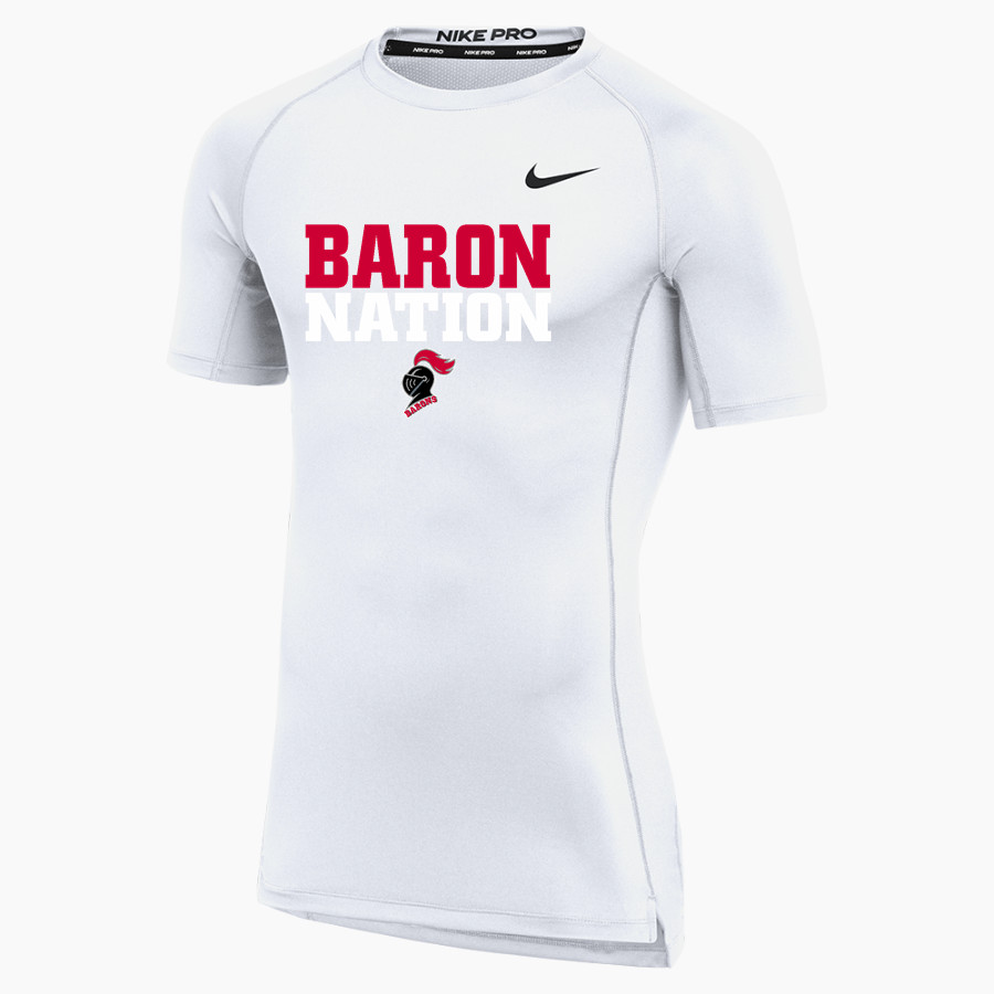 DEKALB HIGH SCHOOL BARONS Nike Men's Pro Short Sleeve Compression Top