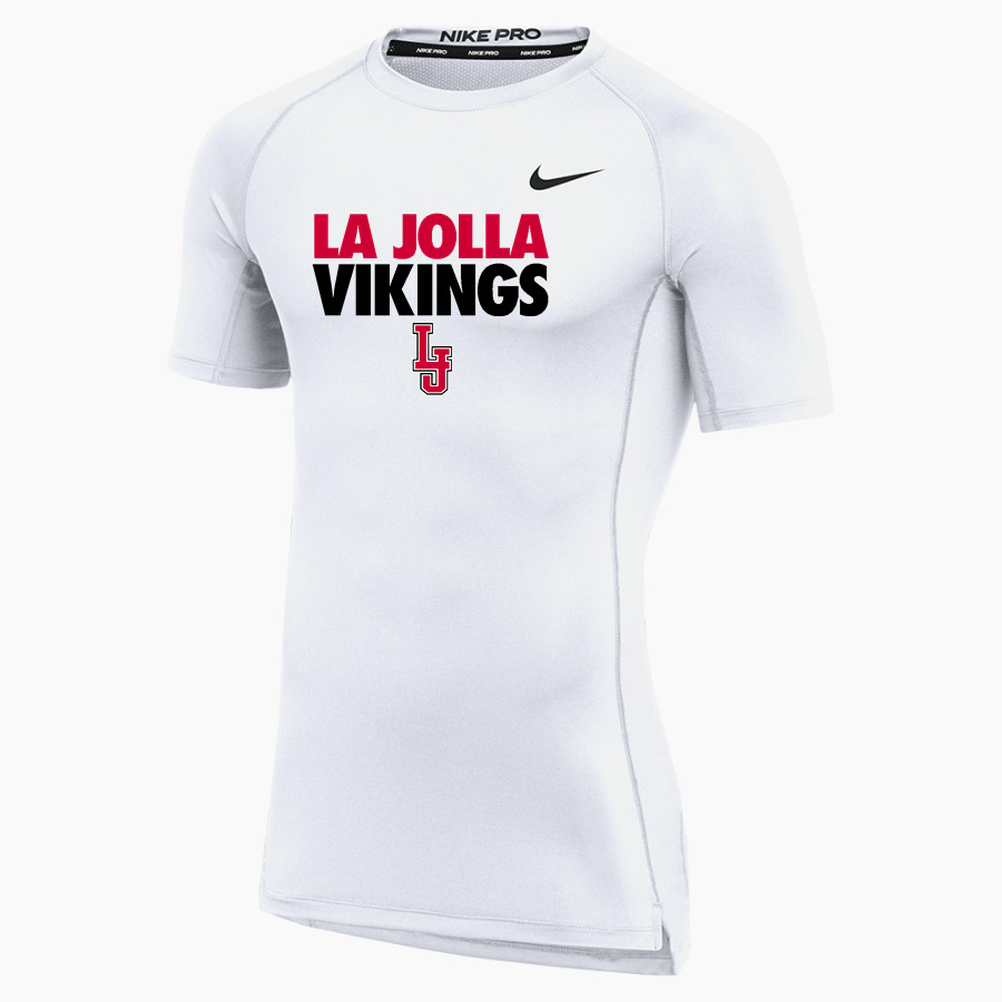 La Jolla Vikings Nike Men's Pro Short Sleeve Compression Top