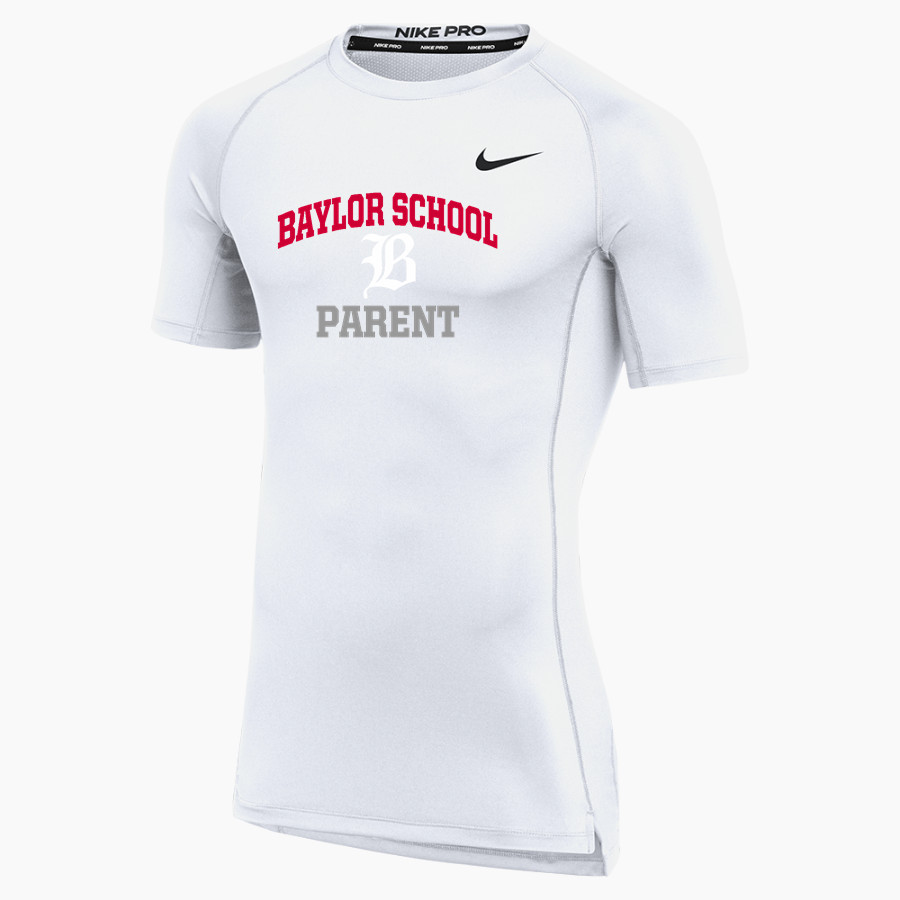Baylor School Red Raiders <span class="pdp-name-mascot">Baylor School Red Raiders</span> Nike Men's Pro Short Sleeve Compression Top