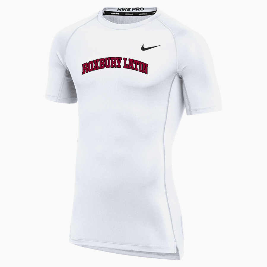 Roxbury Latin <span class="pdp-name-mascot">Roxbury Latin Foxes</span> Nike Men's Pro Short Sleeve Compression Top
