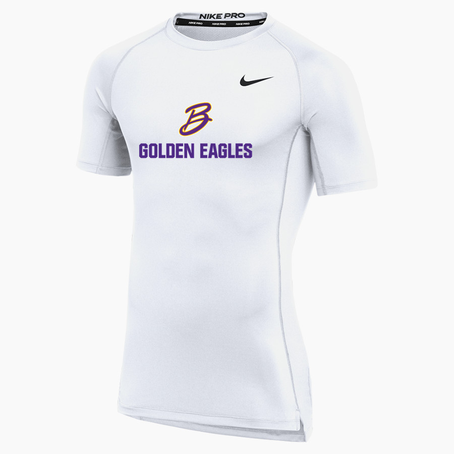 BELLBROOK GOLDEN EAGLES The Official Online Store <span class="pdp-name-mascot">BELLBROOK GOLDEN EAGLES</span> Nike Men's Pro Short Sleeve Compression Top