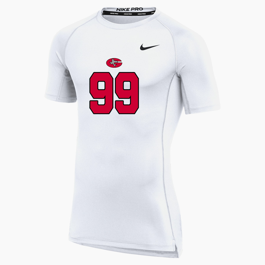 GROOM HIGH SCHOOL TIGERS <span class="pdp-name-mascot">GROOM TIGERS</span> Nike Men's Pro Short Sleeve Compression Top
