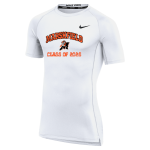 MARSHFIELD HIGH SCHOOL TIGERS <span class="pdp-name-mascot">MARSHFIELD TIGERS</span> Nike Men's Pro Short Sleeve Compression Top Front Thumbnail