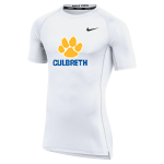 CULBRETH Cougars <span class="pdp-name-mascot">GREY CULBRETH MIDDLE SCHOOL Cougars</span> Nike Men's Pro Short Sleeve Compression Top Front Thumbnail
