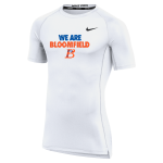 Bloomfield Warhawks <span class="pdp-name-mascot">Bloomfield Warhawks</span> Nike Men's Pro Short Sleeve Compression Top Front Thumbnail