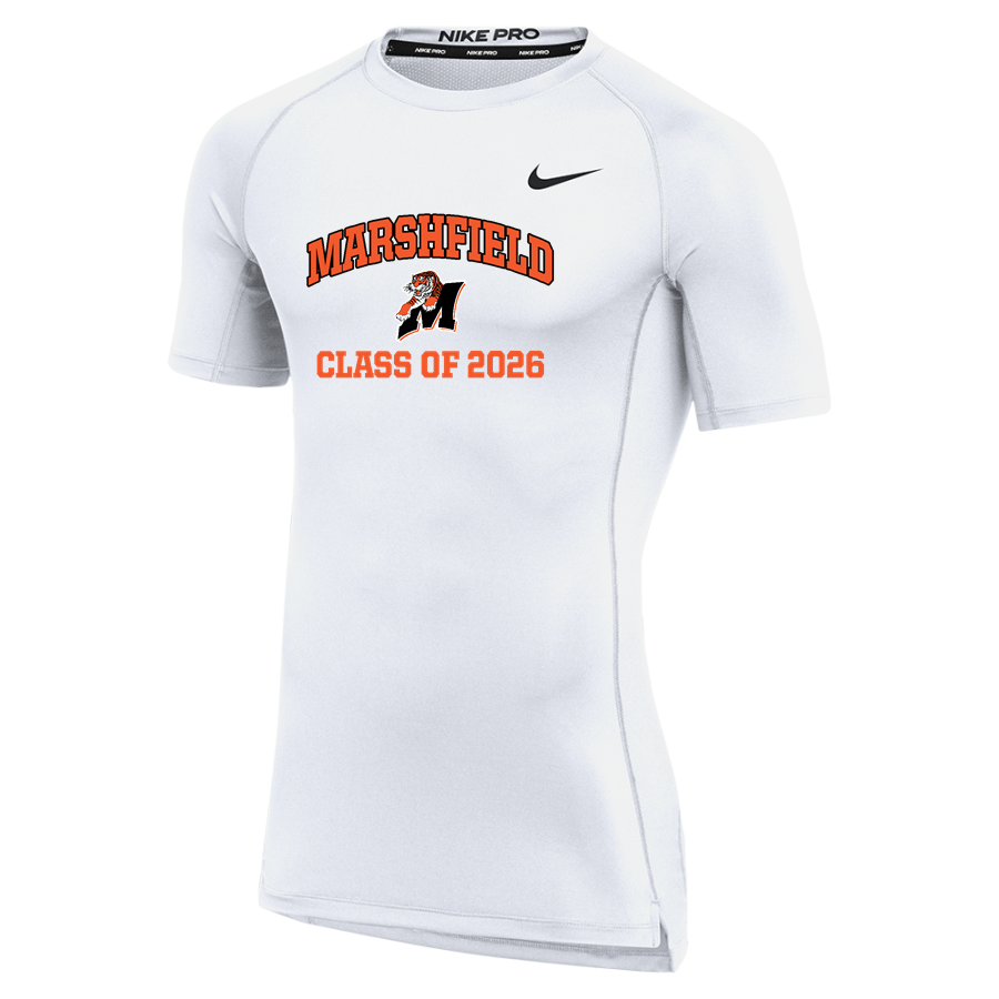 MARSHFIELD HIGH SCHOOL TIGERS <span class="pdp-name-mascot">MARSHFIELD TIGERS</span> Nike Men's Pro Short Sleeve Compression Top