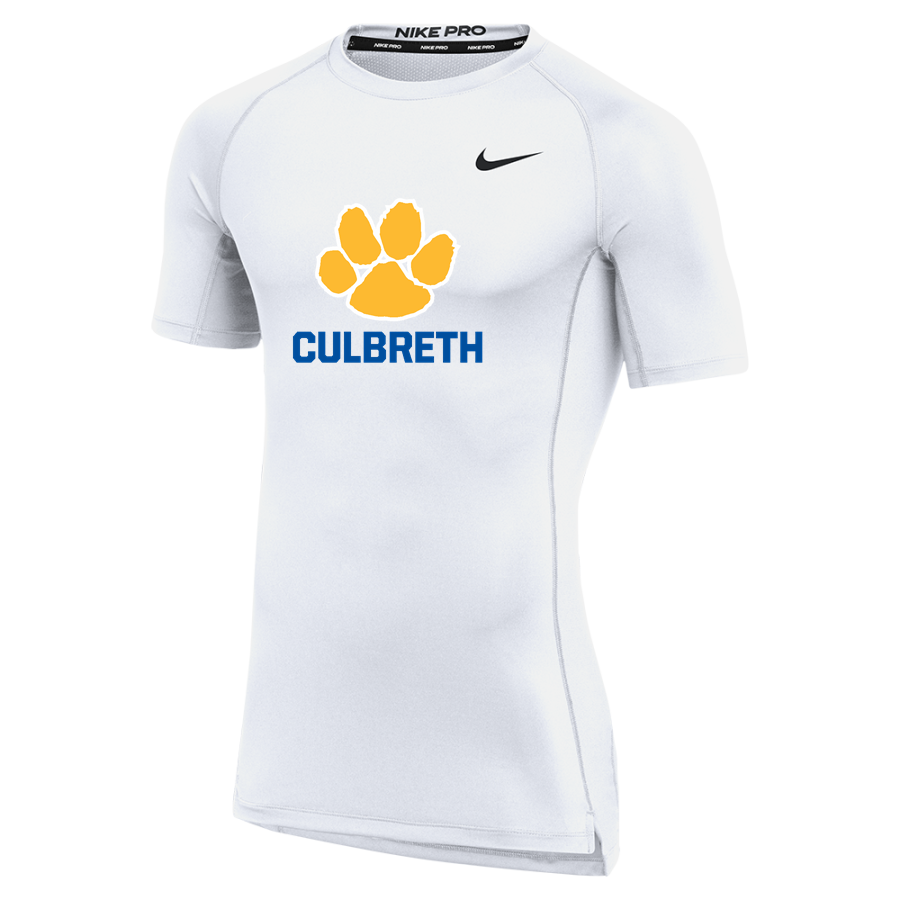 CULBRETH Cougars <span class="pdp-name-mascot">GREY CULBRETH MIDDLE SCHOOL Cougars</span> Nike Men's Pro Short Sleeve Compression Top