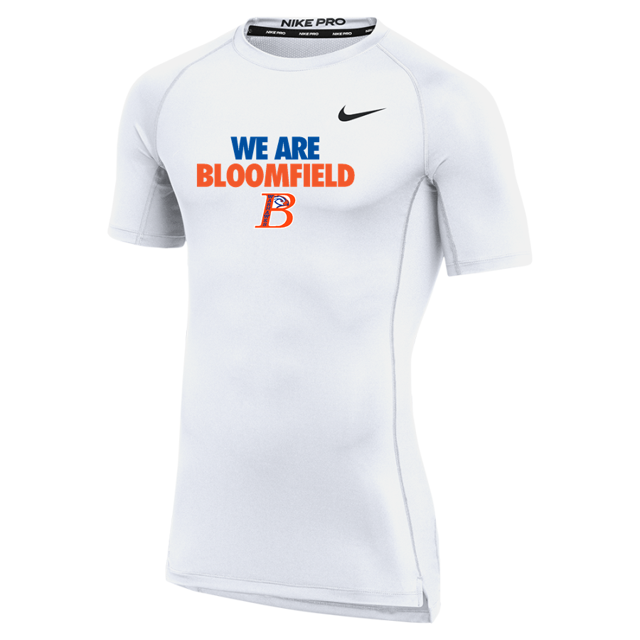 Bloomfield Warhawks <span class="pdp-name-mascot">Bloomfield Warhawks</span> Nike Men's Pro Short Sleeve Compression Top