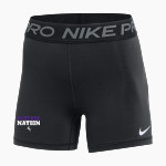 BENJAMIN HIGH SCHOOL MUSTANGS Nike Pro Women's 365 5" Short Front Thumbnail