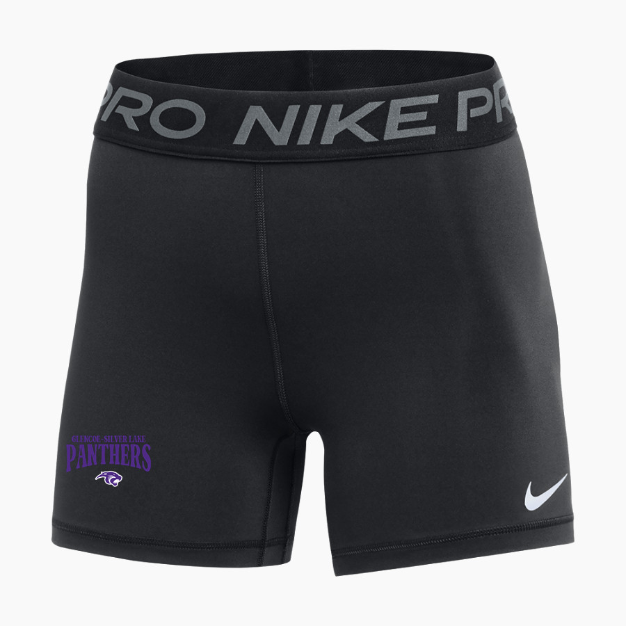 Glencoe-Silver Lake Panthers <span class="pdp-name-mascot">Glencoe Silver-Lake Panthers</span> Nike Pro Women's 365 5" Short