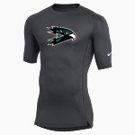Folsom Lake Falcons Nike Men's 1/2 Sleeve Compression Tee Front Thumbnail
