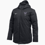 Warrenton Warriors Nike Men's Down Fill Parka Front Thumbnail