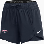 Detroit Mercy Titans Sideline Store <span class="pdp-name-mascot">UDM Titans</span> Nike Women's Flex 2-1 Short Front Thumbnail