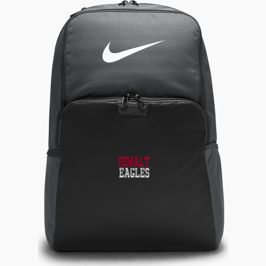 Oswalt Eagles <span class="pdp-name-mascot">Oswalt Academy Eagles</span> Nike Brasilia 9.5 XL Backpack