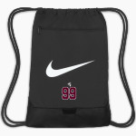 AVERY HIGH SCHOOL BULLDOGS Nike Brasilia 9.5 Drawstring Bag Front Thumbnail