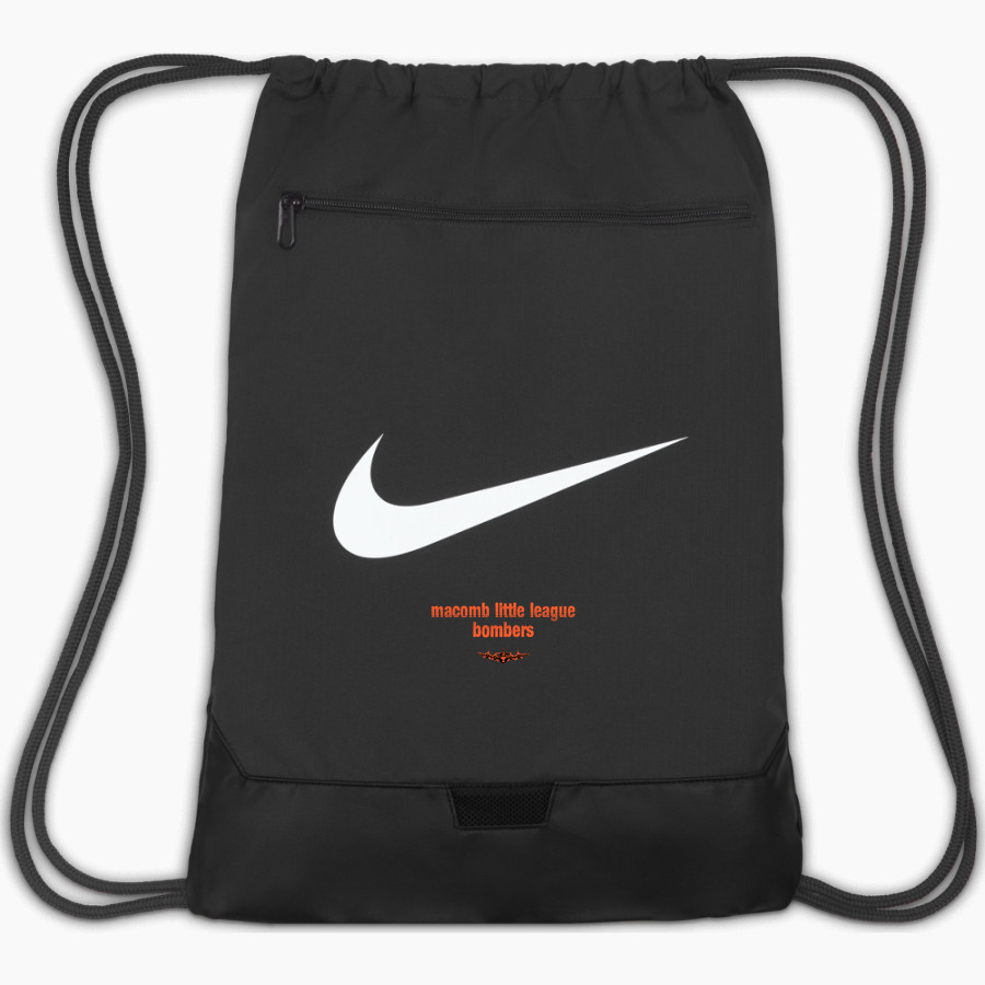 Macomb Little League Bombers <span class="pdp-name-mascot">Macomb Little League Bombers</span> Nike Brasilia 9.5 Drawstring Bag