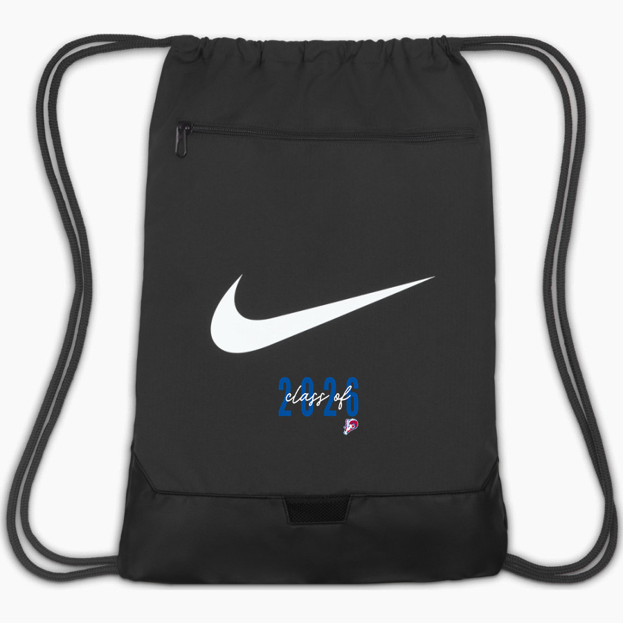 MANHATTAN CENTER FOR SCIENCE & MATHEMATICS <span class="pdp-name-mascot">MANHATTAN CENTER SCIENCE & MATH RAMS</span> Nike Brasilia 9.5 Drawstring Bag