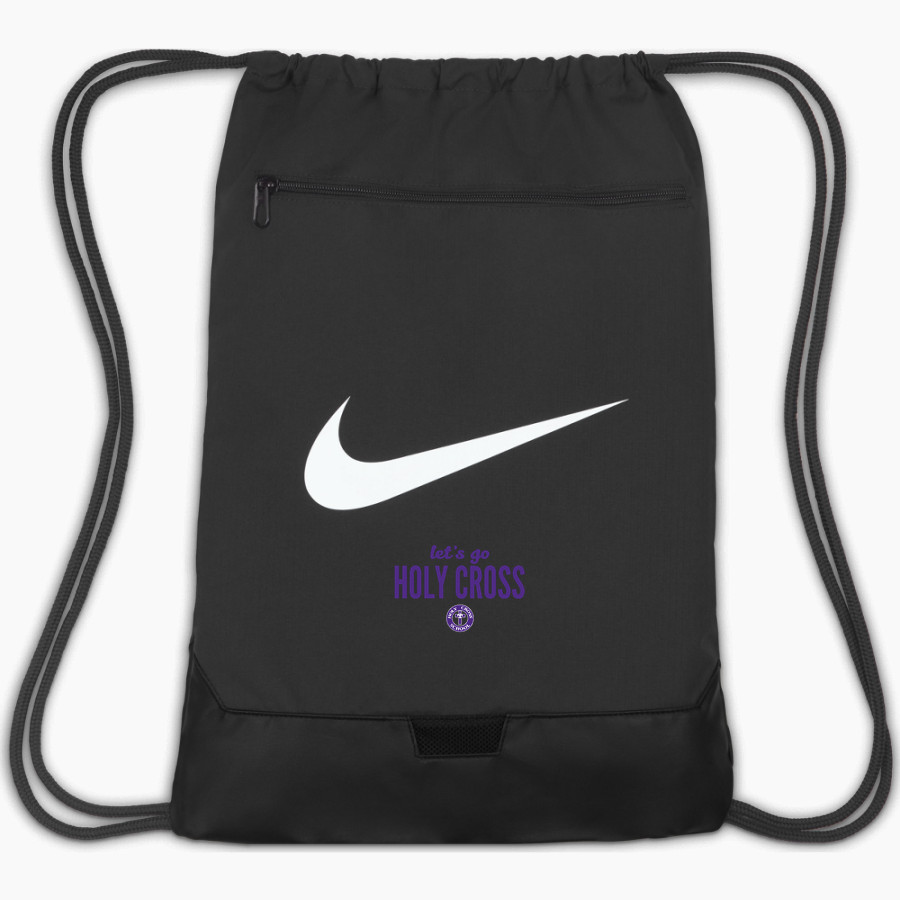 Holy Cross Crusaders <span class="pdp-name-mascot">Holy Cross School Crusaders</span> Nike Brasilia 9.5 Drawstring Bag