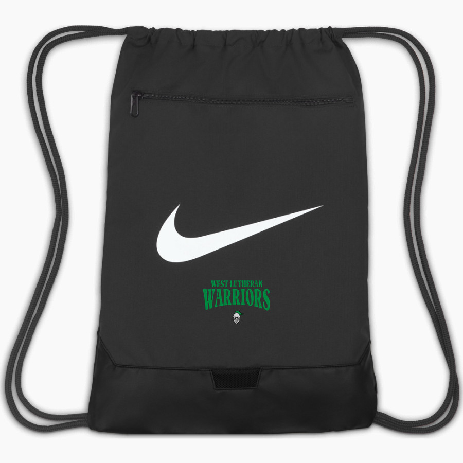 West Lutheran Warriors Nike Brasilia 9.5 Drawstring Bag