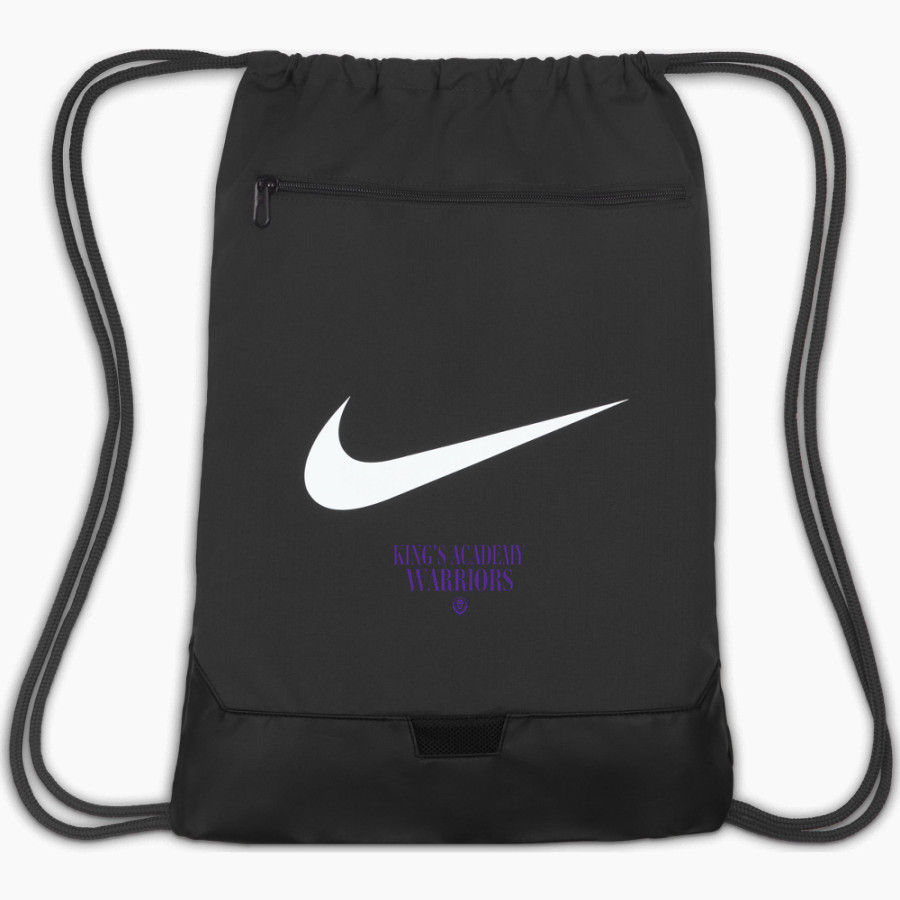 King's Academy Warriors Nike Brasilia 9.5 Drawstring Bag