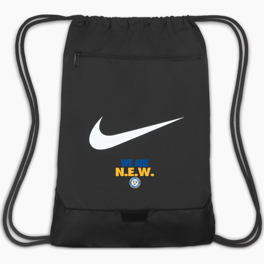 N.E.W. School of Innovation Nike Brasilia 9.5 Drawstring Bag