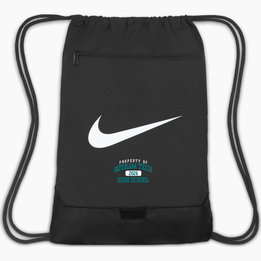 Gotham Tech Gargoyles <span class="pdp-name-mascot">Gotham Tech High School Gargoyles</span> Nike Brasilia 9.5 Drawstring Bag