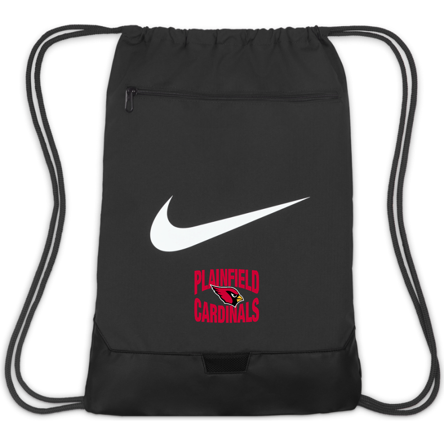 PLAINFIELD HIGH SCHOOL CARDINALS <span class="pdp-name-mascot">PLAINFIELD CARDINALS</span> Nike Brasilia 9.5 Drawstring Bag
