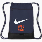 Hope College Online Athletics Store Nike Brasilia 9.5 Drawstring Bag Front Thumbnail