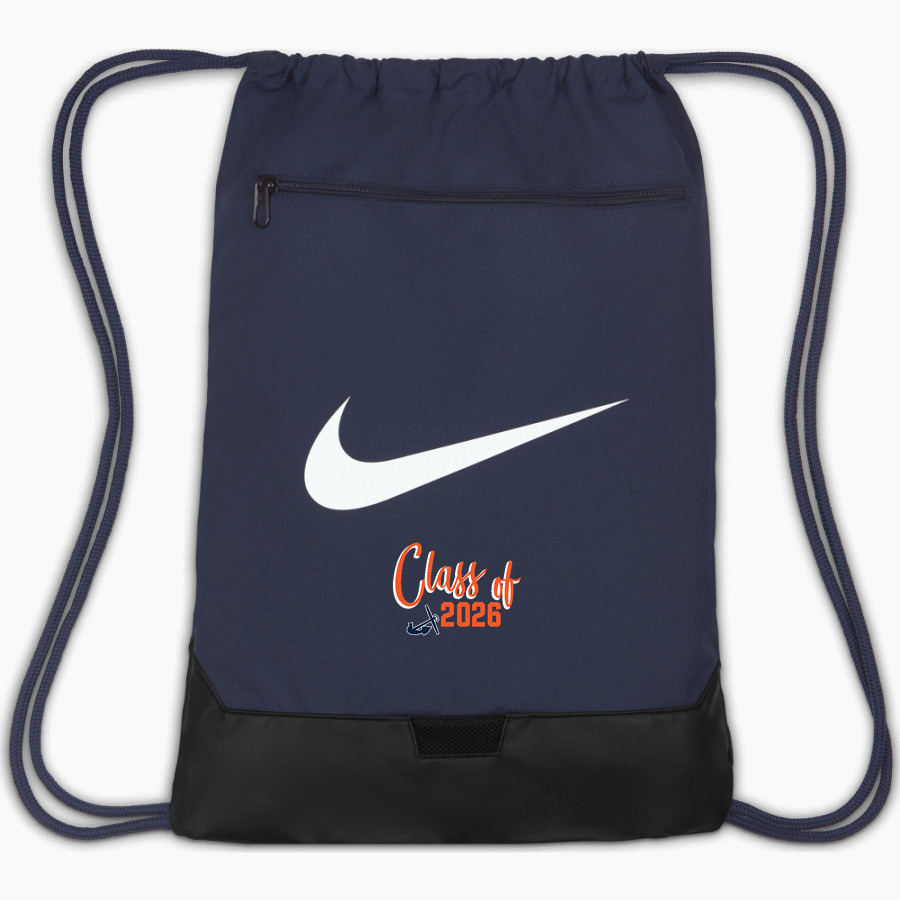 Hope College Online Athletics Store <span class="pdp-name-mascot">Hope Flying Dutch</span> Nike Brasilia 9.5 Drawstring Bag
