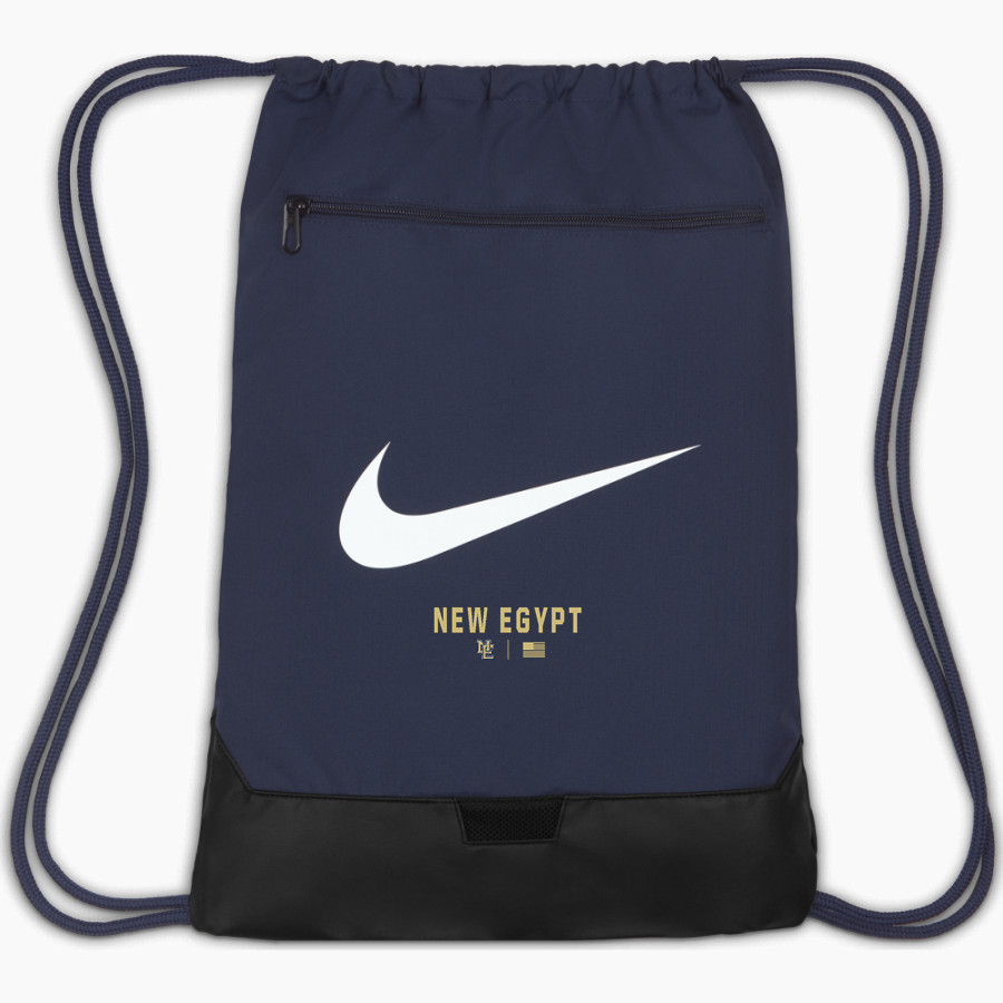 NEW EGYPT HIGH SCHOOL WARRIORS <span class="pdp-name-mascot">NEW EGYPT WARRIORS</span> Nike Brasilia 9.5 Drawstring Bag