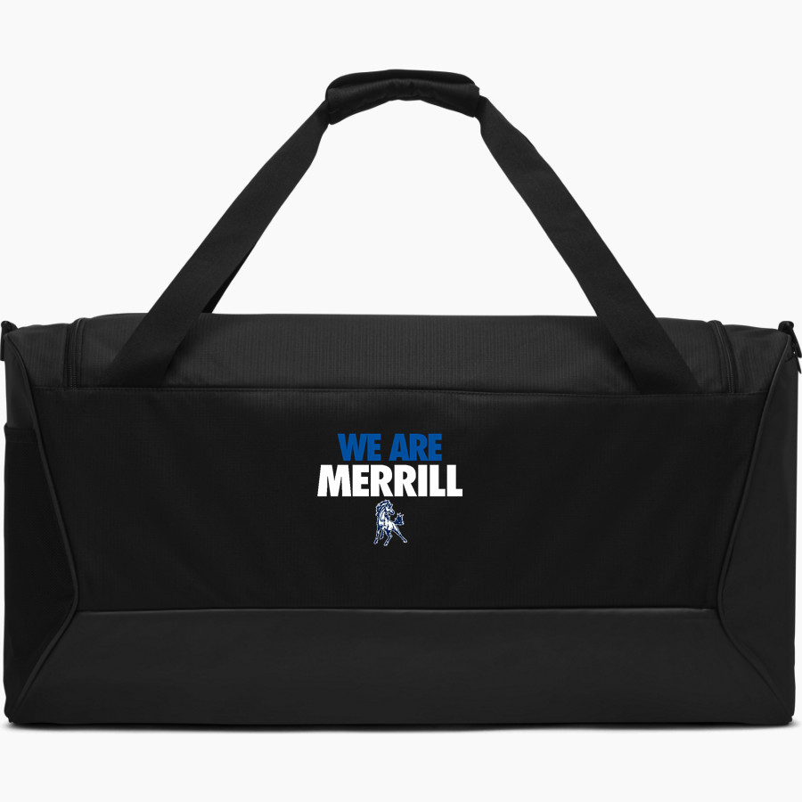 Merrill Mustangs Nike Brasilia 9.5 Large Duffel