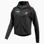 IOWA PARK HIGH SCHOOL HAWKS Nike Women's Tech Fleece Full-Zip Hoodie Front Thumbnail