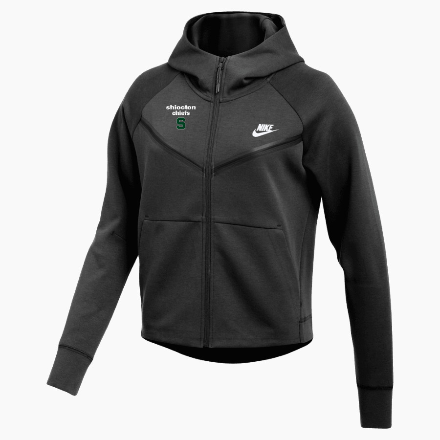 SHIOCTON HIGH SCHOOL CHIEFS <span class="pdp-name-mascot">SHIOCTON CHIEFS</span> Nike Women's Tech Fleece Full-Zip Hoodie