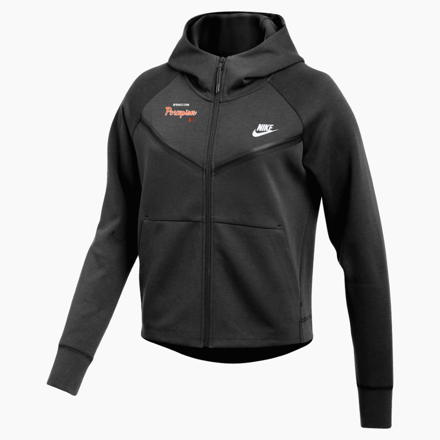 SPRINGTOWN HIGH SCHOOL PORCUPINES Nike Women's Tech Fleece Full-Zip Hoodie